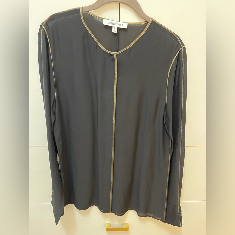 Elizabeth and James sheer blouse